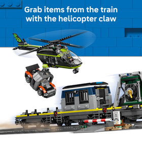 LEGO City Police Train Heist rally car for high-speed chase moments