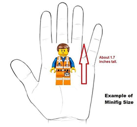 LEGO City compact figures height under two inches enable quick setup