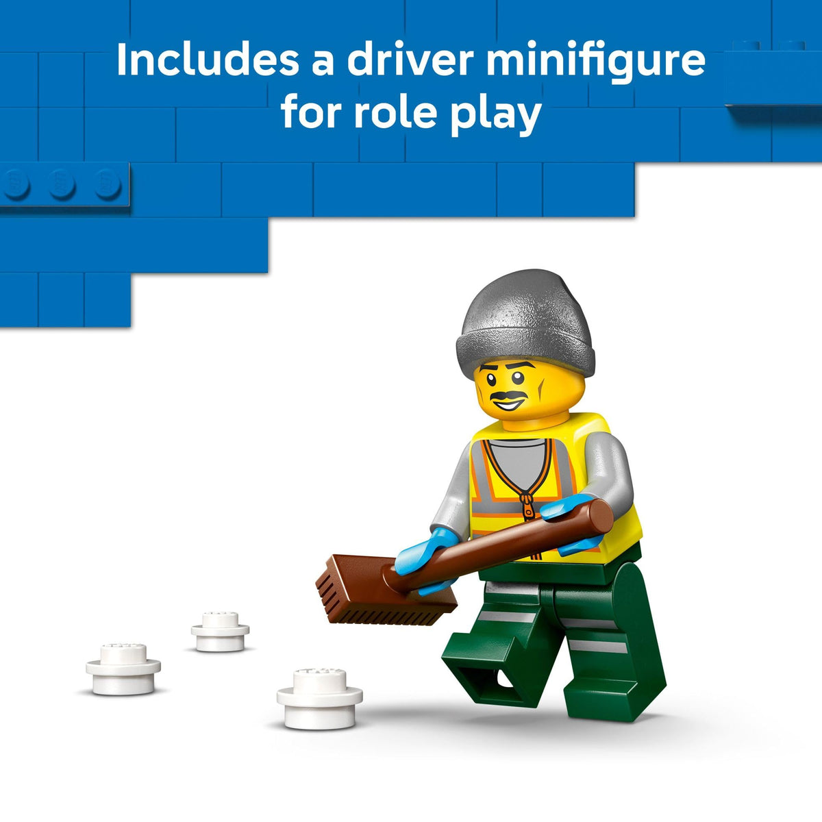 LEGO City Snowplow 60490 two-seat cab encourages shared storytelling