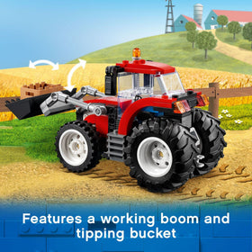 LEGO City 60287 farmer and daughter minifigures spark family farm scenes