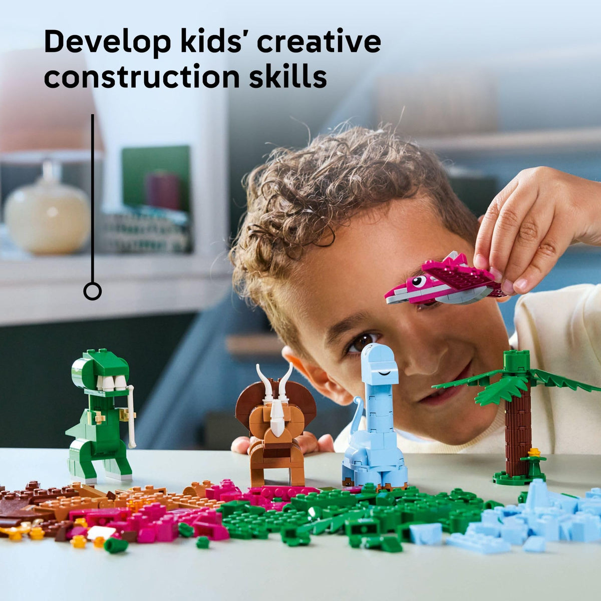 LEGO Classic Creative Dinosaurs Brontosaurus figure brings long-neck wonder to open-ended builds