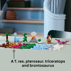 LEGO Classic Creative Dinosaurs Pterosaur figure encourages flight-themed storytelling and fine motor skills