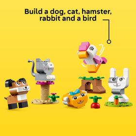 LEGO Classic Creative Pets hamster with apple supports playful storytelling