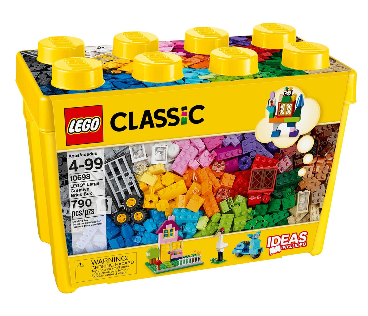 LEGO Classic 10698 baseplates provide sturdy foundations for castle builds