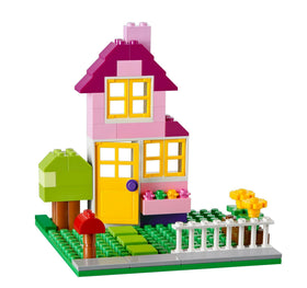 LEGO Classic 10698 tires and rims support wheel-based creations