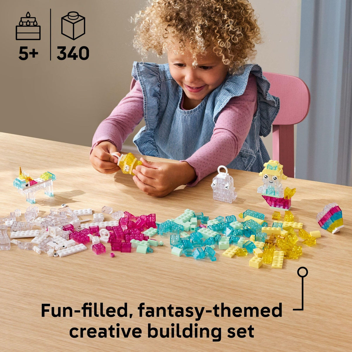 LEGO Classic Magical Transparent Box eyes and mouths pieces spark storytelling