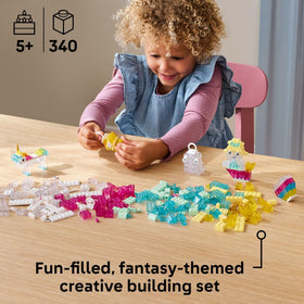 LEGO Classic Magical Transparent Box eyes and mouths pieces spark storytelling
