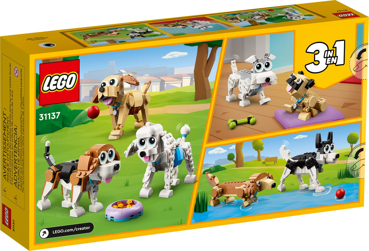 Rebuild option showing schnauzer and pug for creative storytelling