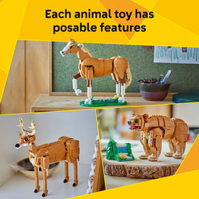 LEGO Creator 3-in-1 Beautiful Horse bricks pack reveals set contents.