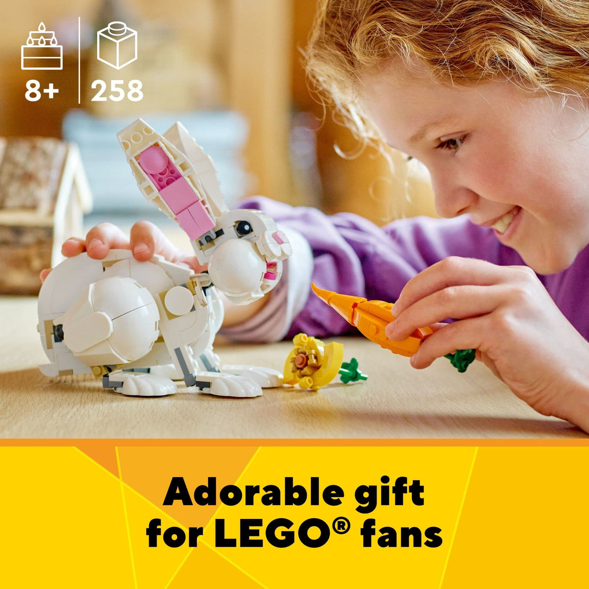 LEGO Creator 3in1 building guide app aids kids' construction.
