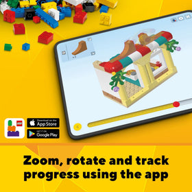 LEGO Creator 3in1 parrot wings and head rotate for dynamic posing.