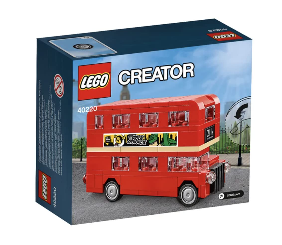 LEGO London Bus side view highlights compact build for display and collection