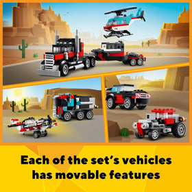 Hot rod and SUV model sparks pretend races and creative builds