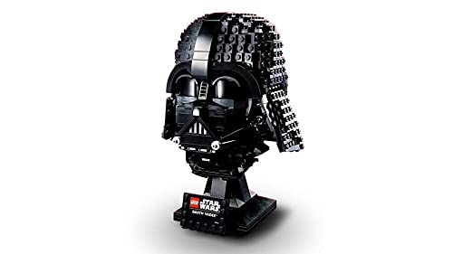 LEGO Darth Vader Helmet premium quality bricks for a sturdy display piece
