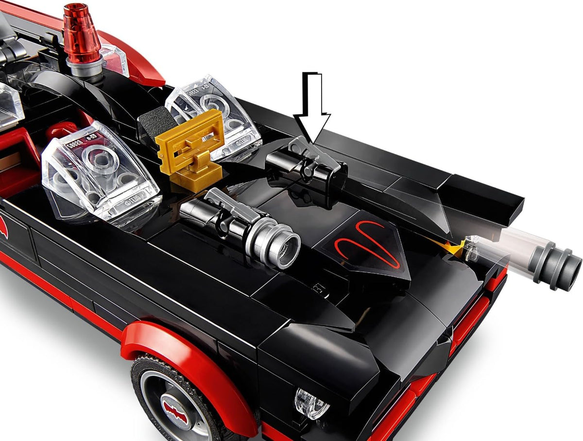 LEGO DC Batman Batmobile 76188 display stand secures a stylish exhibit
