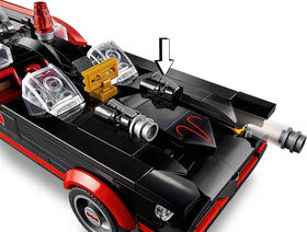 LEGO DC Batman Batmobile 76188 display stand secures a stylish exhibit