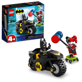 LEGO DC Batman versus Harley Quinn 76220 Batcycle action toy for dynamic storytelling