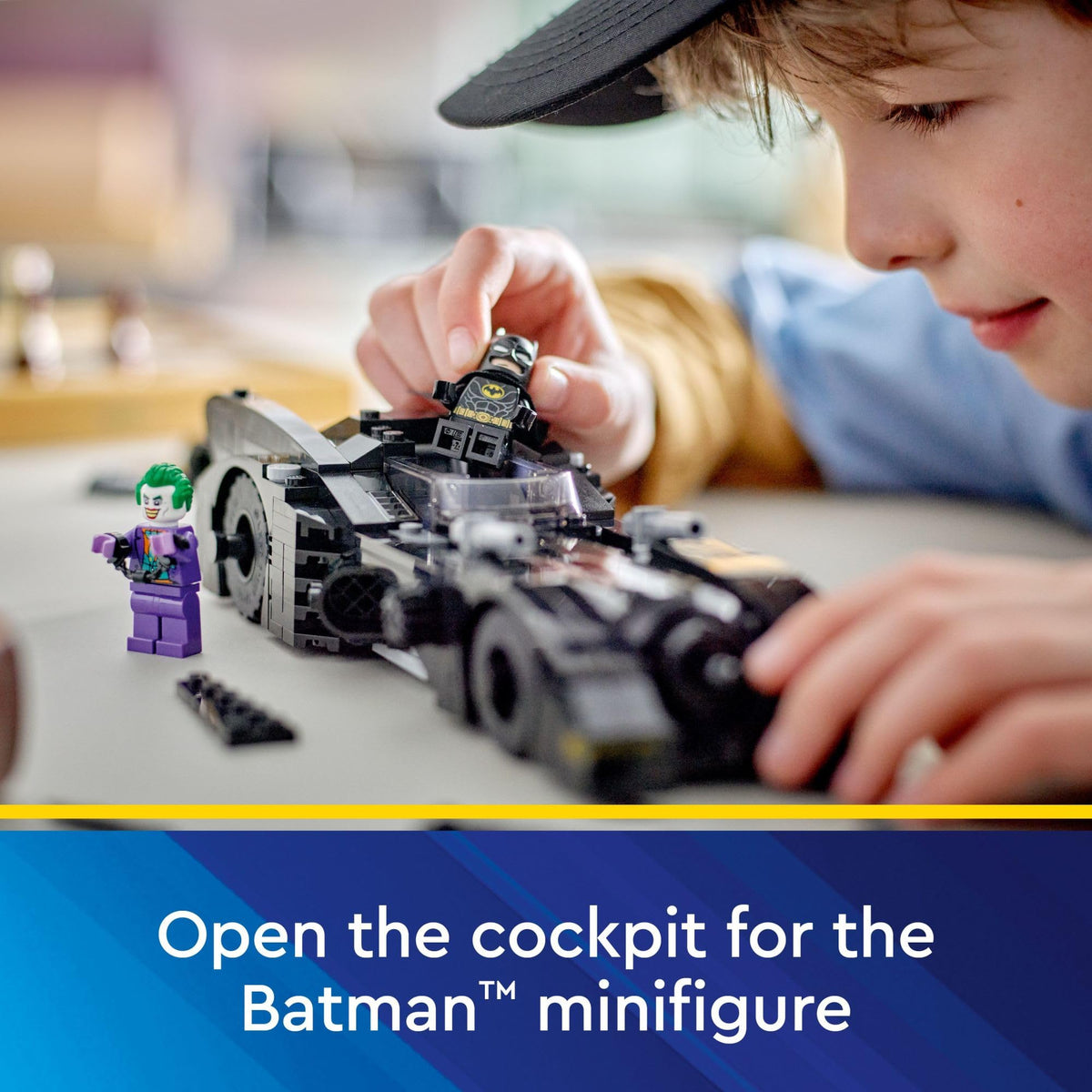 LEGO DC Batmobile Chase blasters rise for action scenes and dramatic play