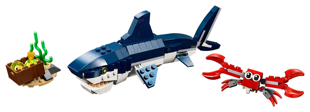 LEGO Deep Sea Creatures 3in1 kit: three builds in one.