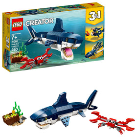 LEGO Deep Sea Creatures shark: imaginative underwater play.