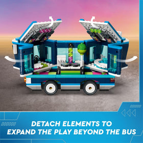 LEGO Despicable Me 4 Minions’ Music Party Bus roof-bar action shot