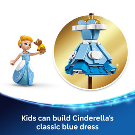 LEGO Disney display stand with hidden rooms for surprises and storage