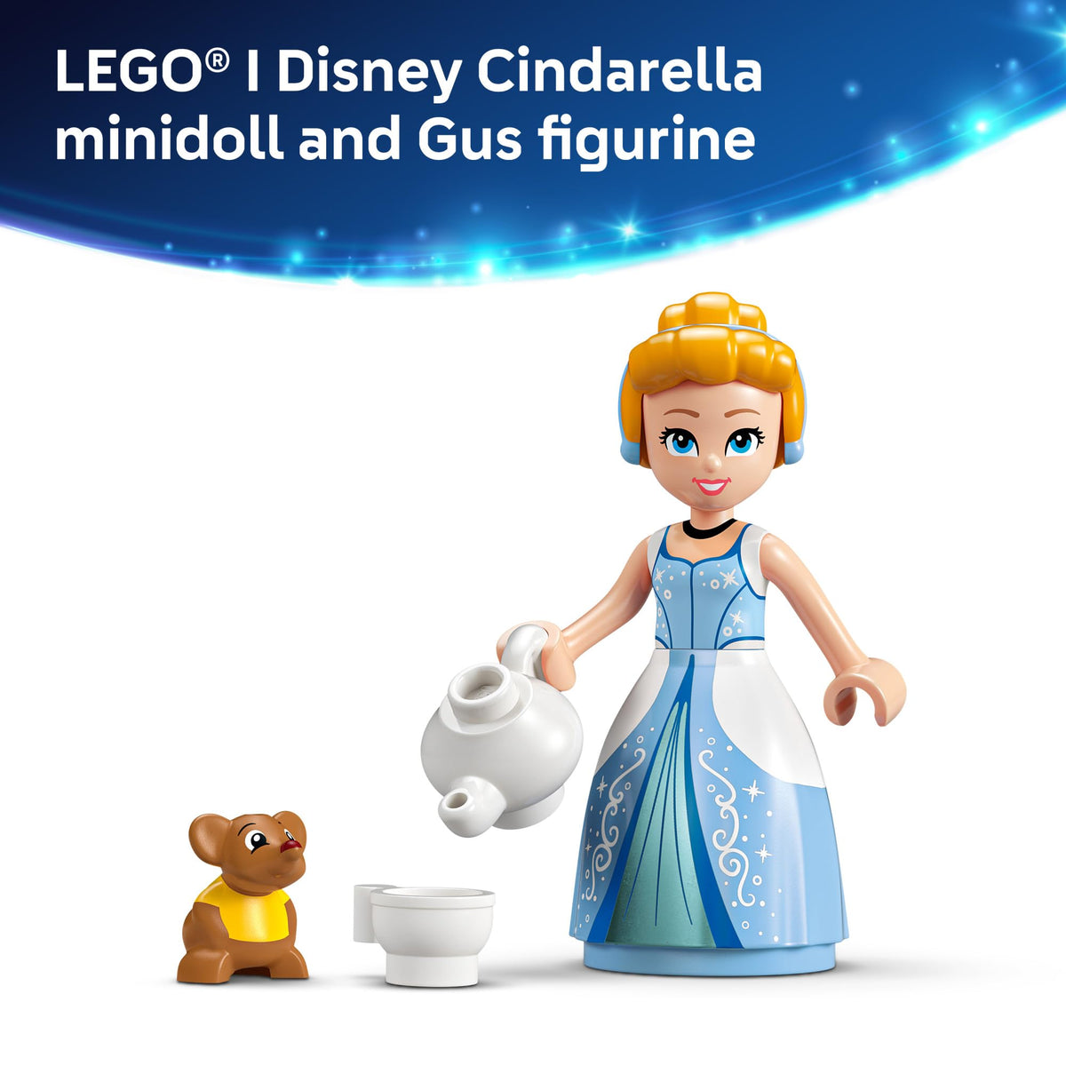 LEGO Disney Cinderella dress display accessories for customization