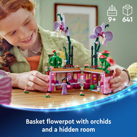 LEGO Disney Encanto Flowerpot opening reveals hidden room for imaginative storytelling.