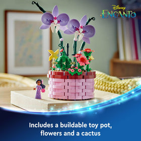 LEGO Disney Encanto Isabela mini-doll included for narrative play.