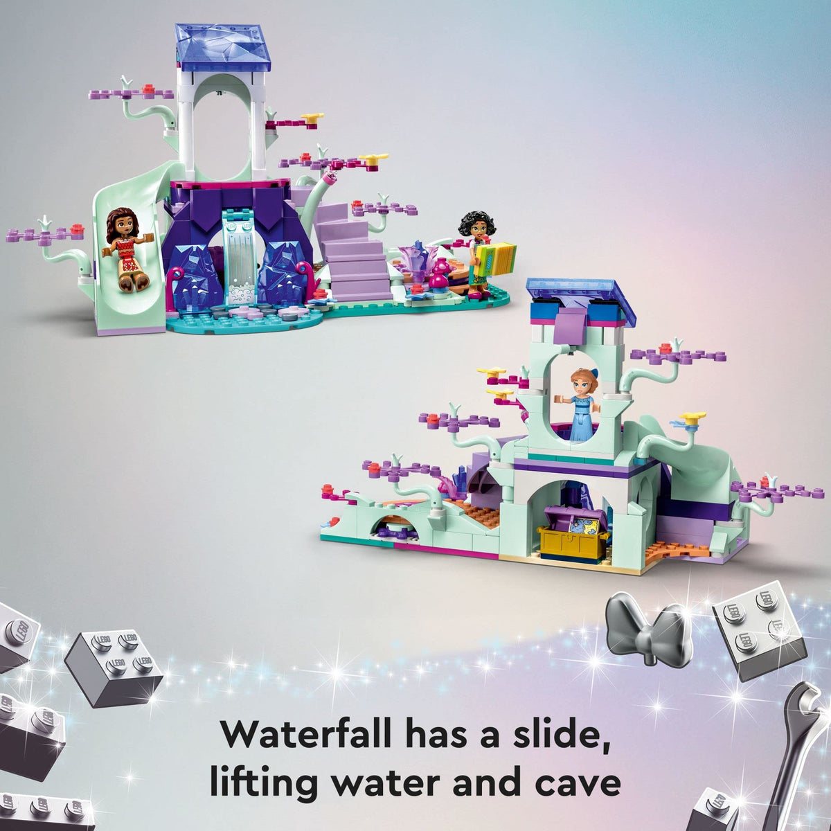 LEGO Disney Enchanted Treehouse princess mini-dolls inspire diverse character adventures.
