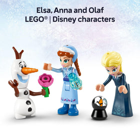 LEGO Disney Frozen Arendelle Castle stands over 10 inches tall.