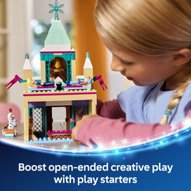 LEGO Disney Frozen Anna Elsa Olaf minidolls for cinematic play.