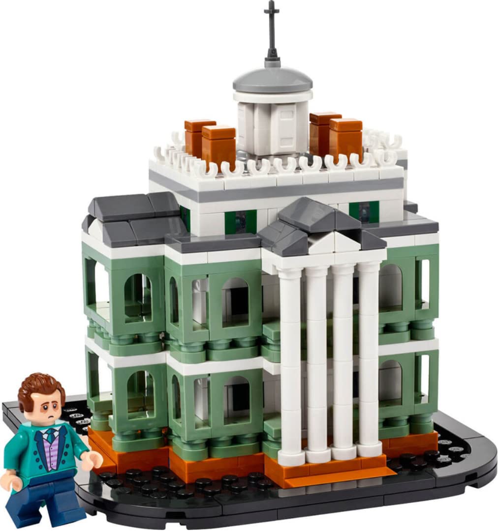 LEGO Disney Mini Enchanted Mansion, exclusive butler minifigure for display.