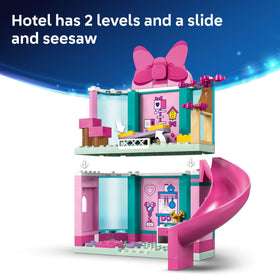 LEGO Disney Minnie's Pet Hotel two-level design supports cooperative play