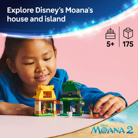 LEGO Disney Moana’s Island Fun house rooms image for storytelling setups