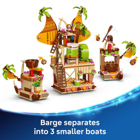 LEGO Disney Moana Kakamora Barge catapult and treasure chest spark interactive play