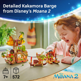 LEGO Disney Moana Kakamora Barge zipline action scene inspires dynamic pretend play