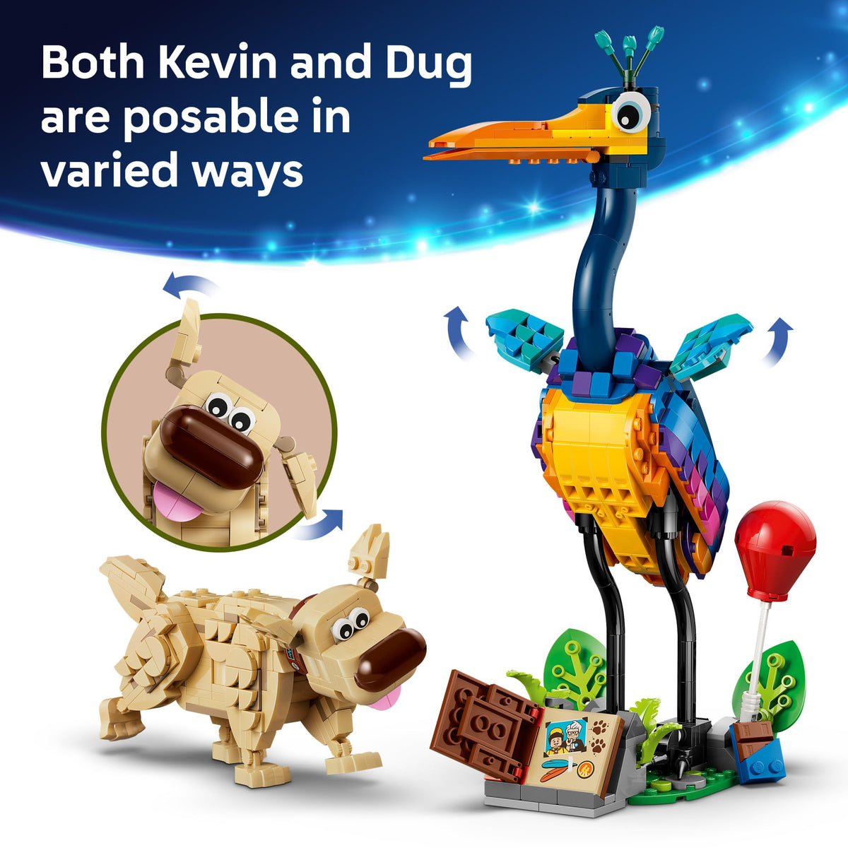 LEGO Dug cone of shame accessory for added character detail and play.