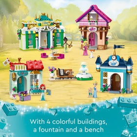 LEGO Disney Princess Market Adventure Tiana restaurant storage top keeps rings secure.