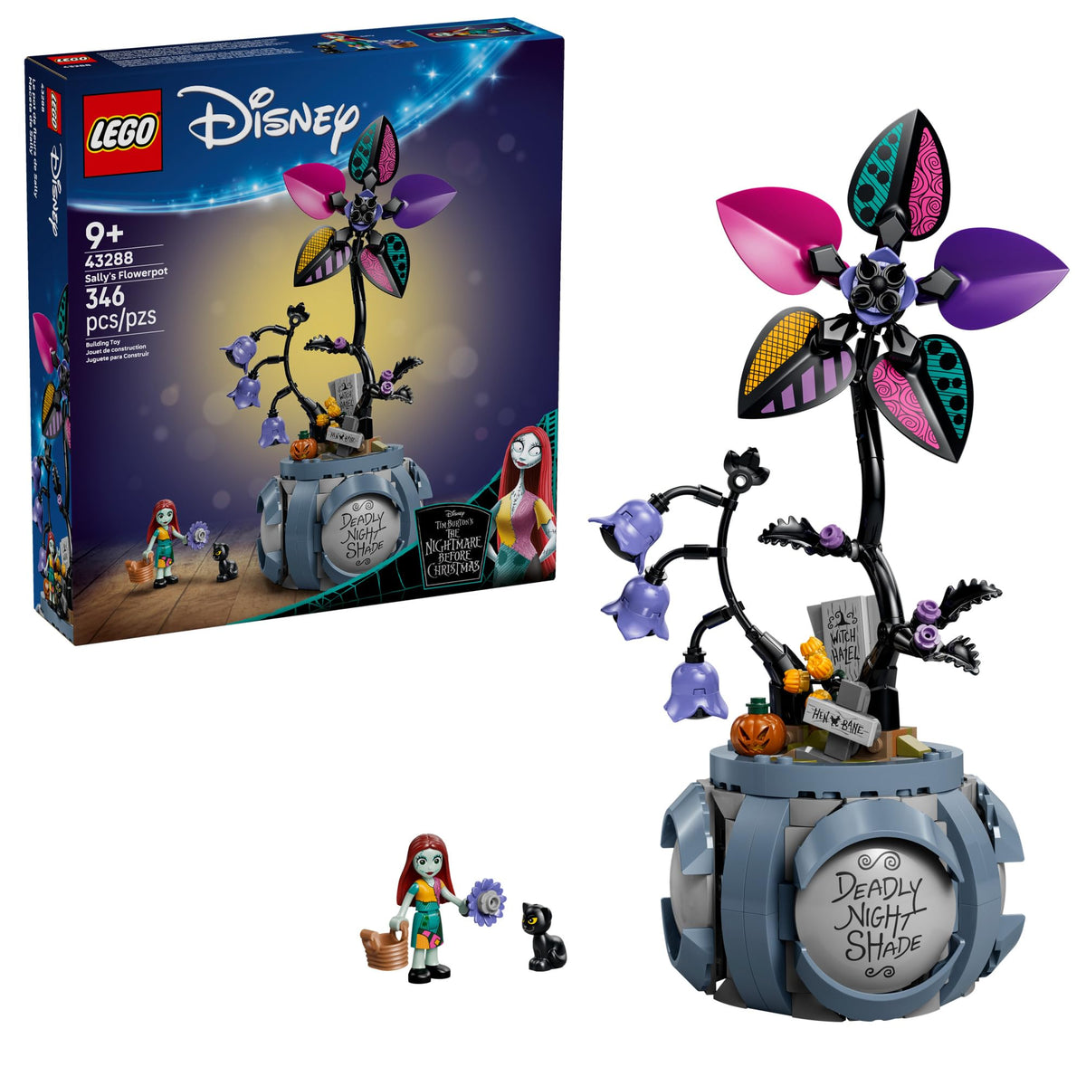 LEGO Disney Sally Flowerpot buildable pot with hidden play space