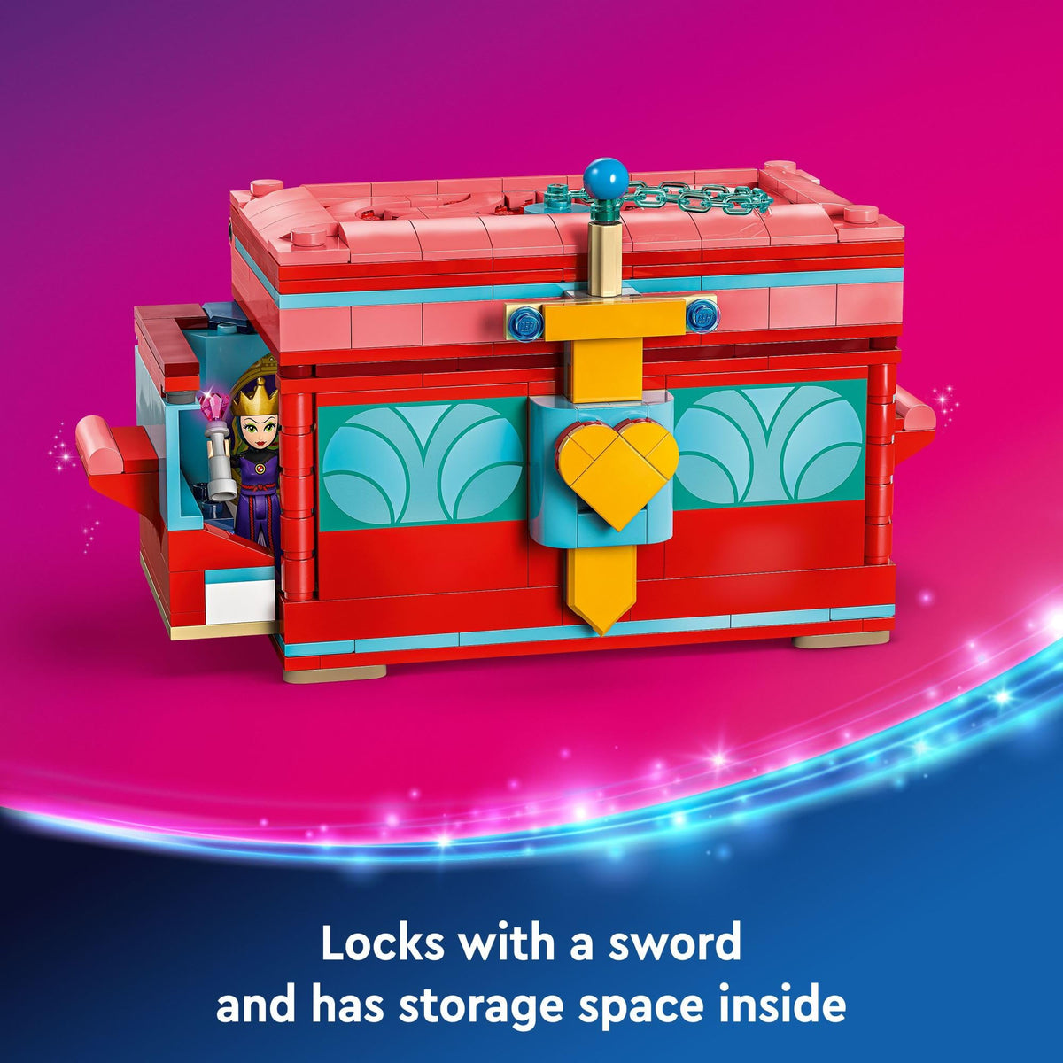 LEGO Disney Snow White bracelet decorations included for creative wear.