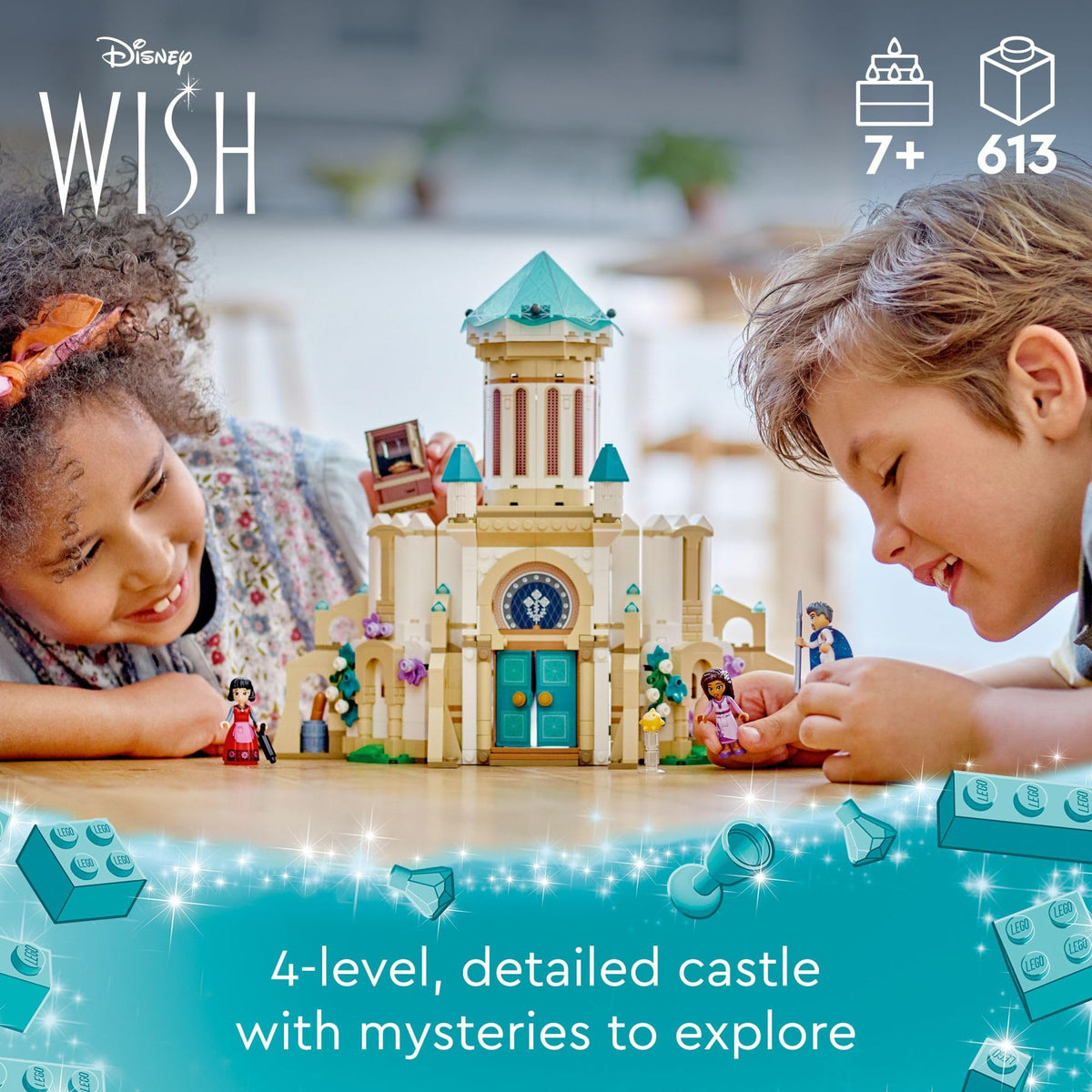LEGO Disney Wish kitchen interior with cozy baking details