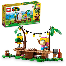 LEGO Dixie Kong’s Jungle Jam stage with rotating platforms for interactive musical play.