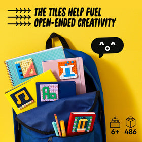 LEGO DOTS tile remover helps adjust patches without damage.