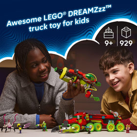 LEGO DREAMZzz Mateo's Spray Paint Truck spray can in action for colorful play.