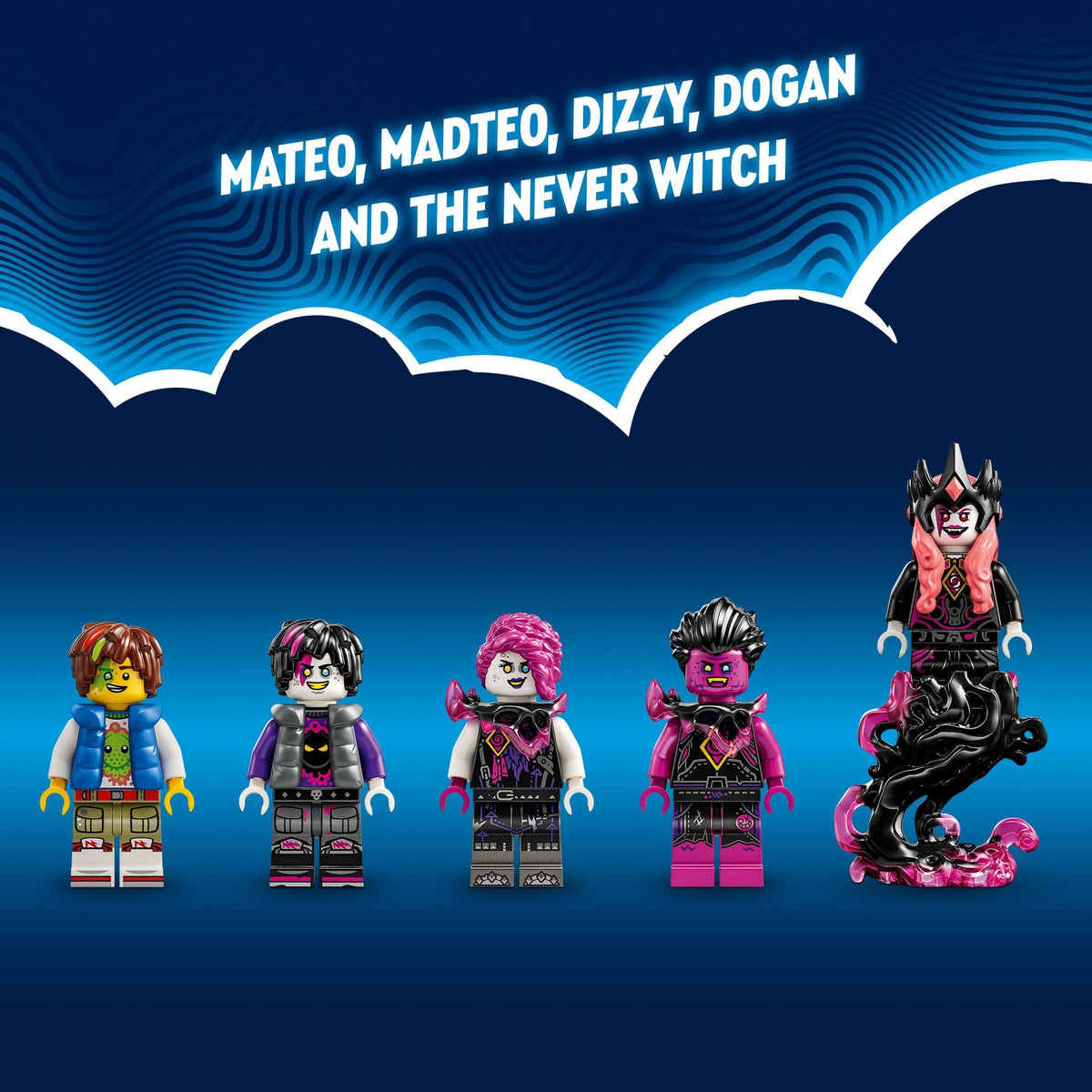 LEGO DREAMZzz Never Witch set pieces support creative rebuilds