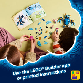 LEGO DREAMZzz Cyberling figure introduces mischievous challenges for story twists.