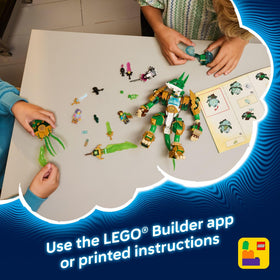 LEGO DREAMZzz Fox Guardian Mech app-guided building experience via LEGO Builder app