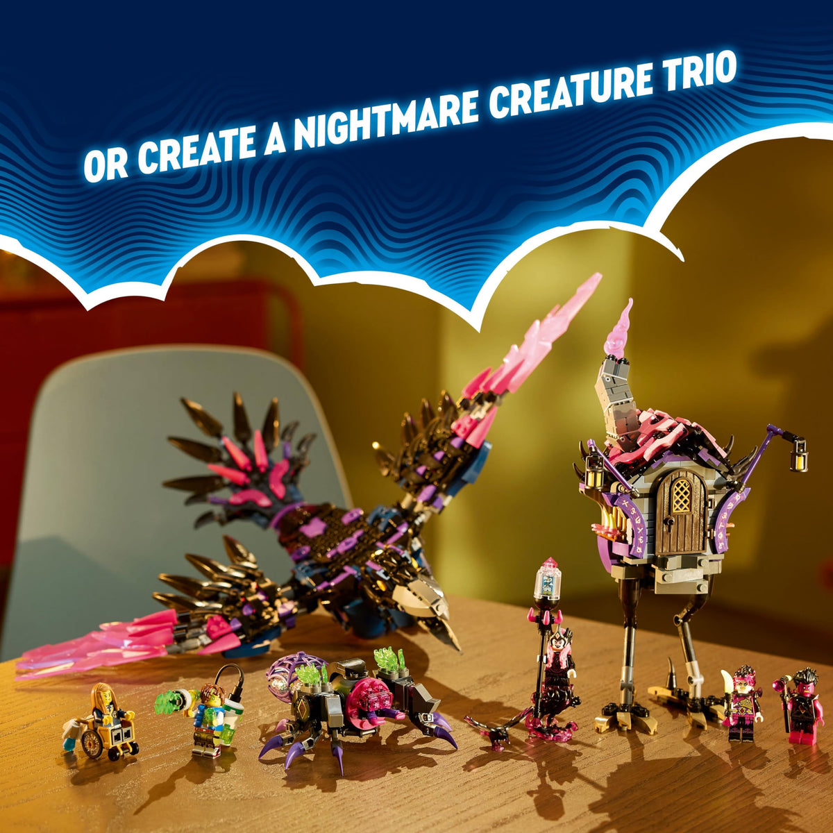 LEGO DREAMZzz Never Witch minifigure adds villainous flair to play