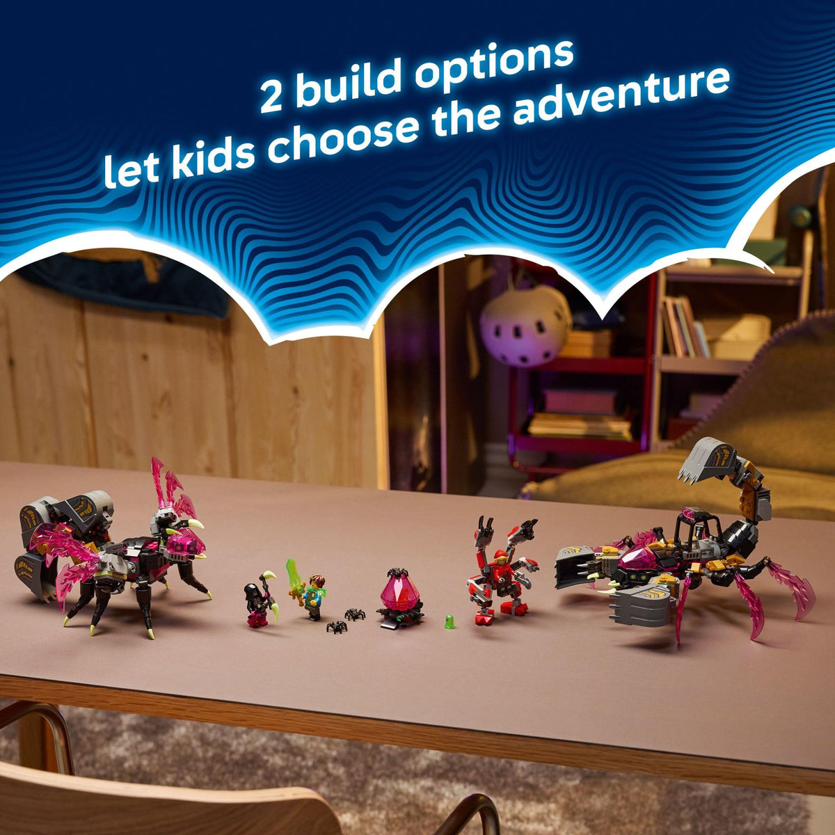 LEGO DREAMZzz Nightmare Pink Diamond Egg reveals treasure hatch side quest